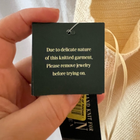 Lauren Ralph Lauren Chic Cream Knit Halter Top - Picture 5 of 8